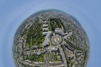 Sphères - Photo aérienne - Esch Piscine - Luxembourg - Panorama sphérique - Phot'On Air - Gérard Borre Photographie
