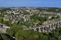 Septembre 2012 - Panoramique aérien du Grund - Luxembourg