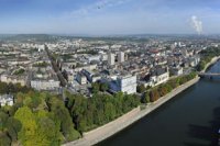 Panoramiques - Photo aérienne - Centre ville - Panorama Thionville - Moselle - Phot'On Air - Gérard Borre Photographie