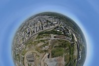 Sphères - Photo aérienne - Esch Terres Rouges - Luxembourg - Panorama sphérique - Phot'On Air - Gérard Borre Photographie