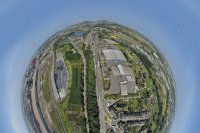 Sphères - Photo aérienne - Esch Tramway - Luxembourg - Panorama sphérique - Phot'On Air - Gérard Borre Photographie